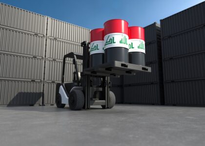 Raffineria petrolifera in Iraq