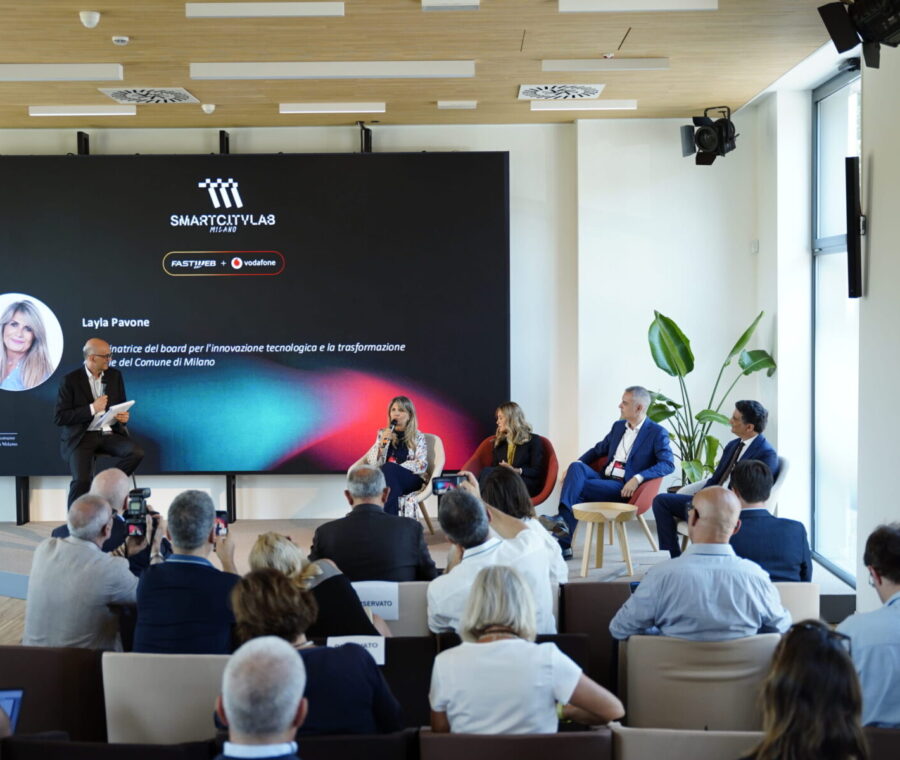 Inaugurazione dell'Innovation Hub di Fastweb e Vodafone a Milano