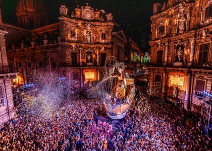 Corteo del Festino di Santa Rosalia a Palermo