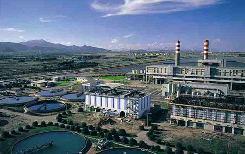 Immagine del polo industriale di Macchiareddu