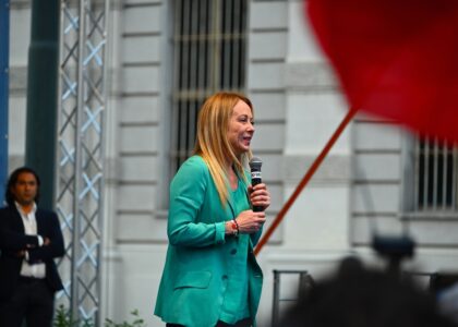 Giorgia Meloni al vertice Nato di Ankara
