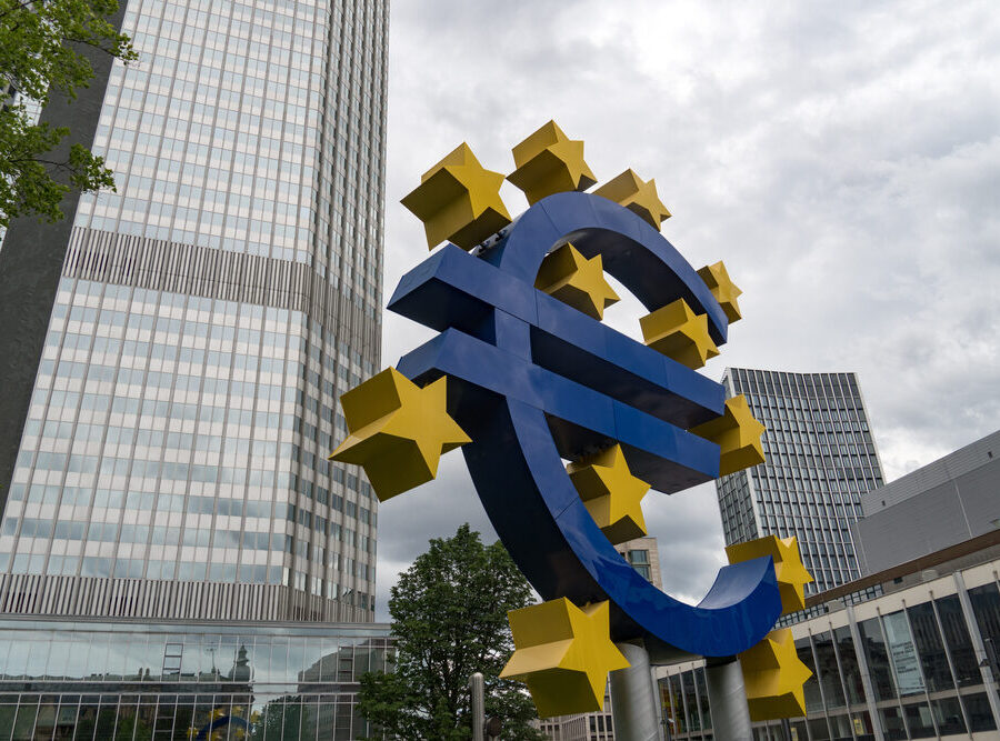 Grafico delle prospettive economiche nell'Eurozona