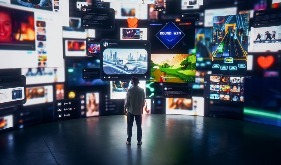 Screenshot dell'app Live TV su PS5