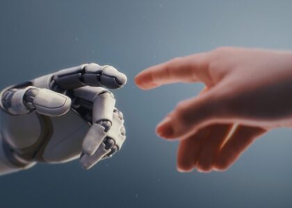Illustrazione sull'intelligenza artificiale e governance