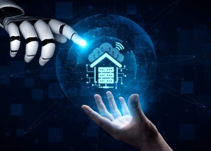 Rappresentazione grafica di agenti AI in produzione