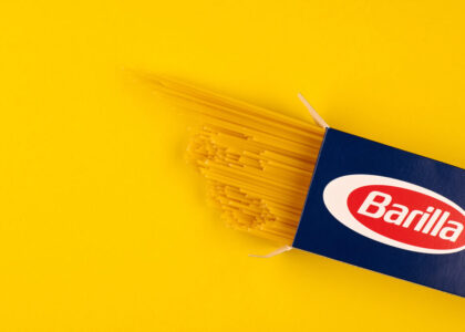 Dipendenti Barilla durante la pulizia del torrente Parma