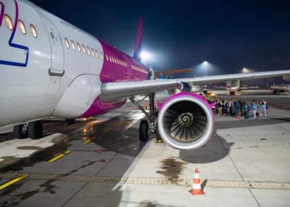 Aerei Wizz Air in volo